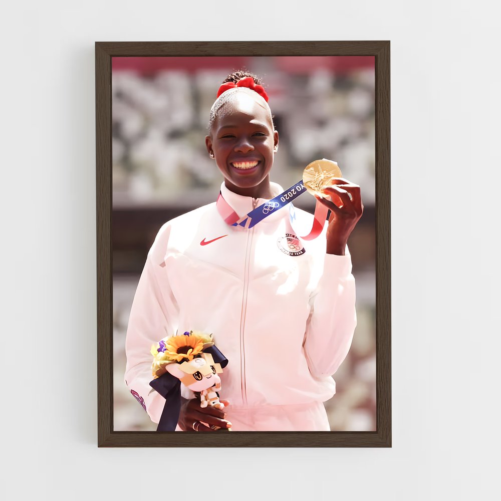 Poster La Médaille et le Doudou – affiche Athlétisme (vue 5)